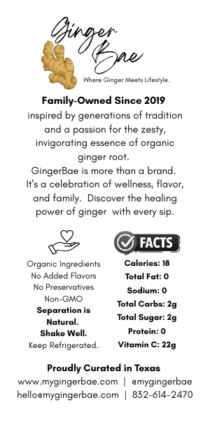 Ginger Wellness Shot - Ginger, Baobab & Lemon
