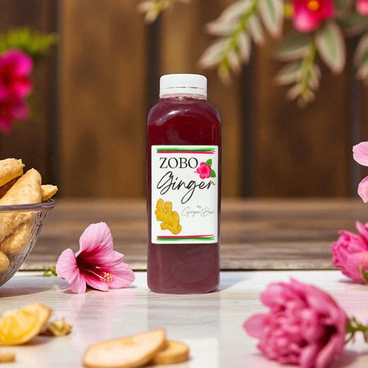 Zobo-Ginger (Hibiscus-Ginger) - Fresh Drink