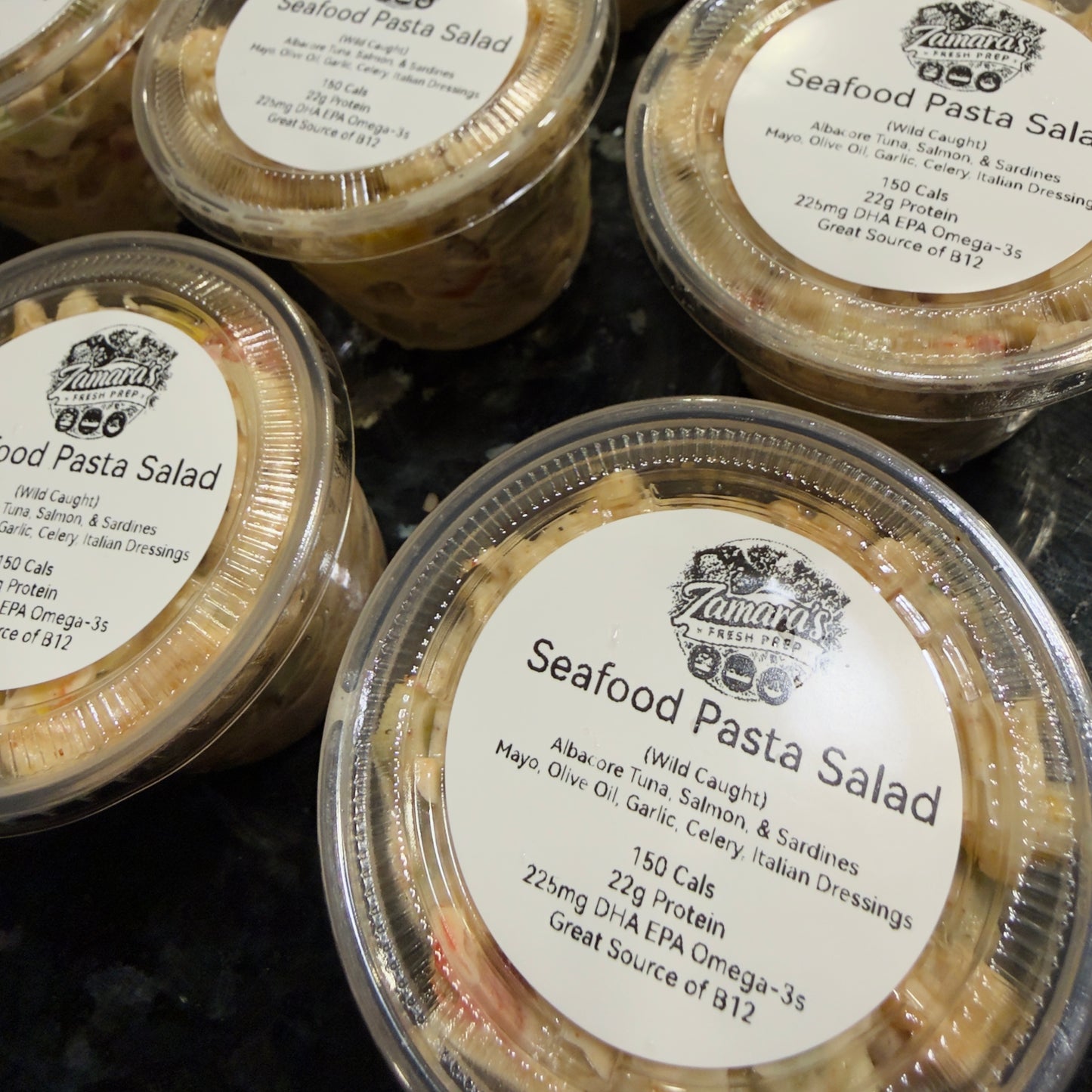 Wild-Caught Seafood Pasta Salad