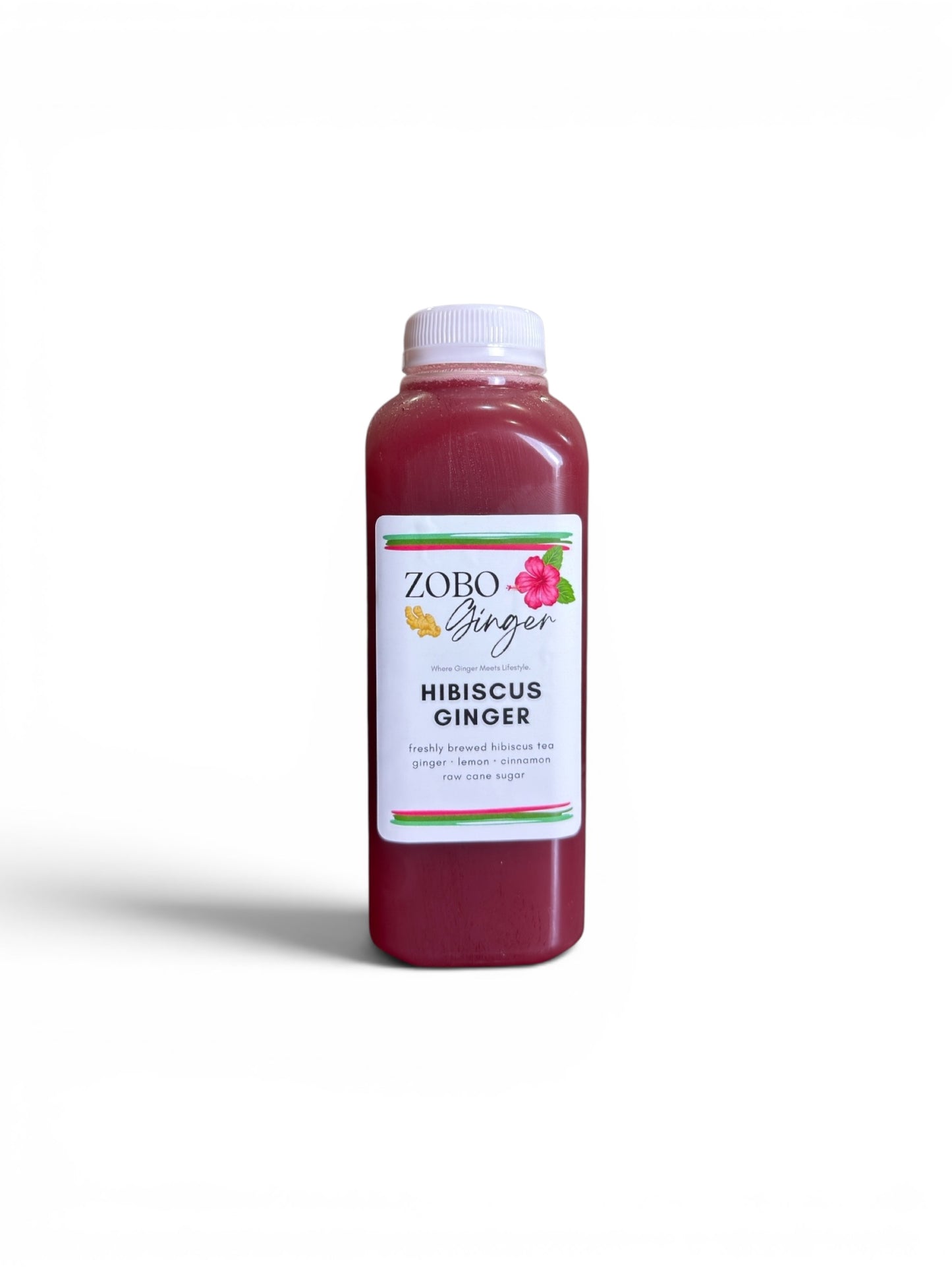 Zobo (Hibiscus) Ginger - Fresh Pressed Juice