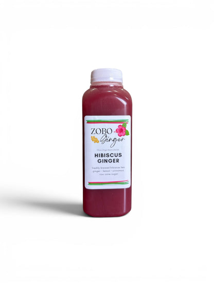 Zobo (Hibiscus) Ginger - Fresh Pressed Juice