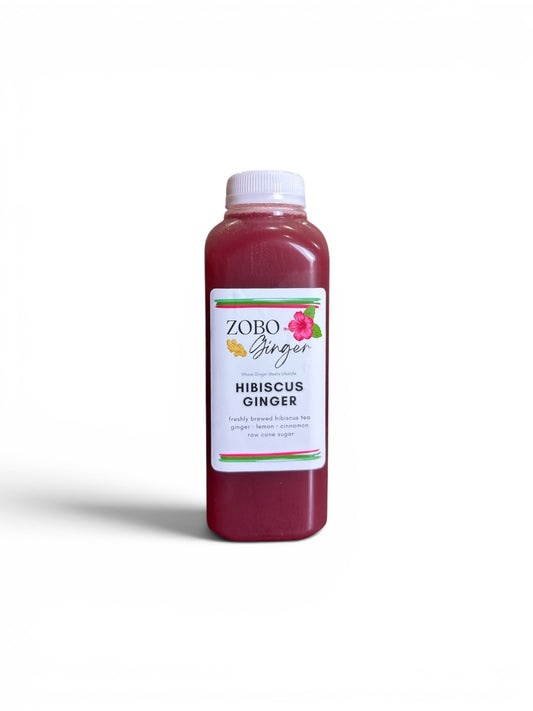 Zobo (Hibiscus) Ginger - Fresh Pressed Juice