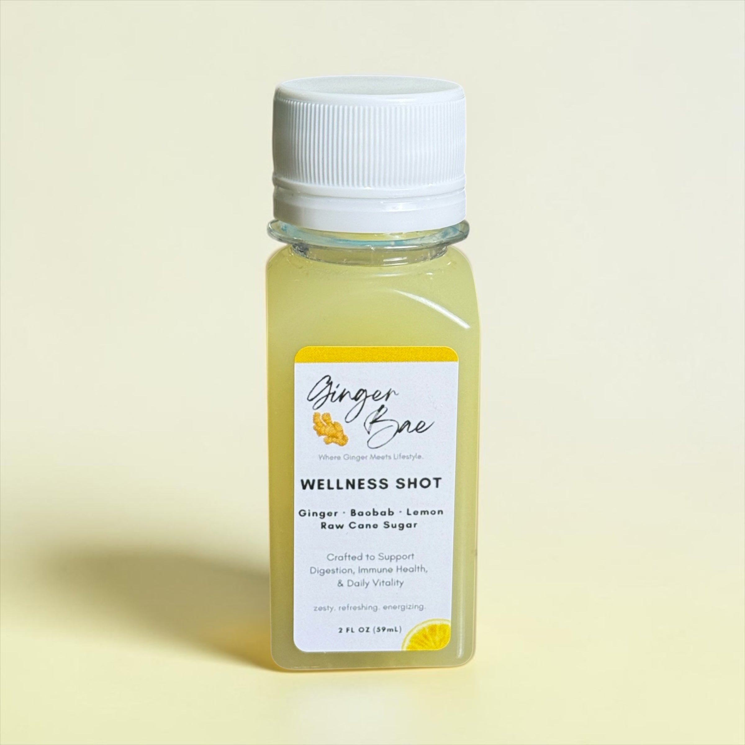 Ginger Wellness Shot - Ginger, Baobab & Lemon