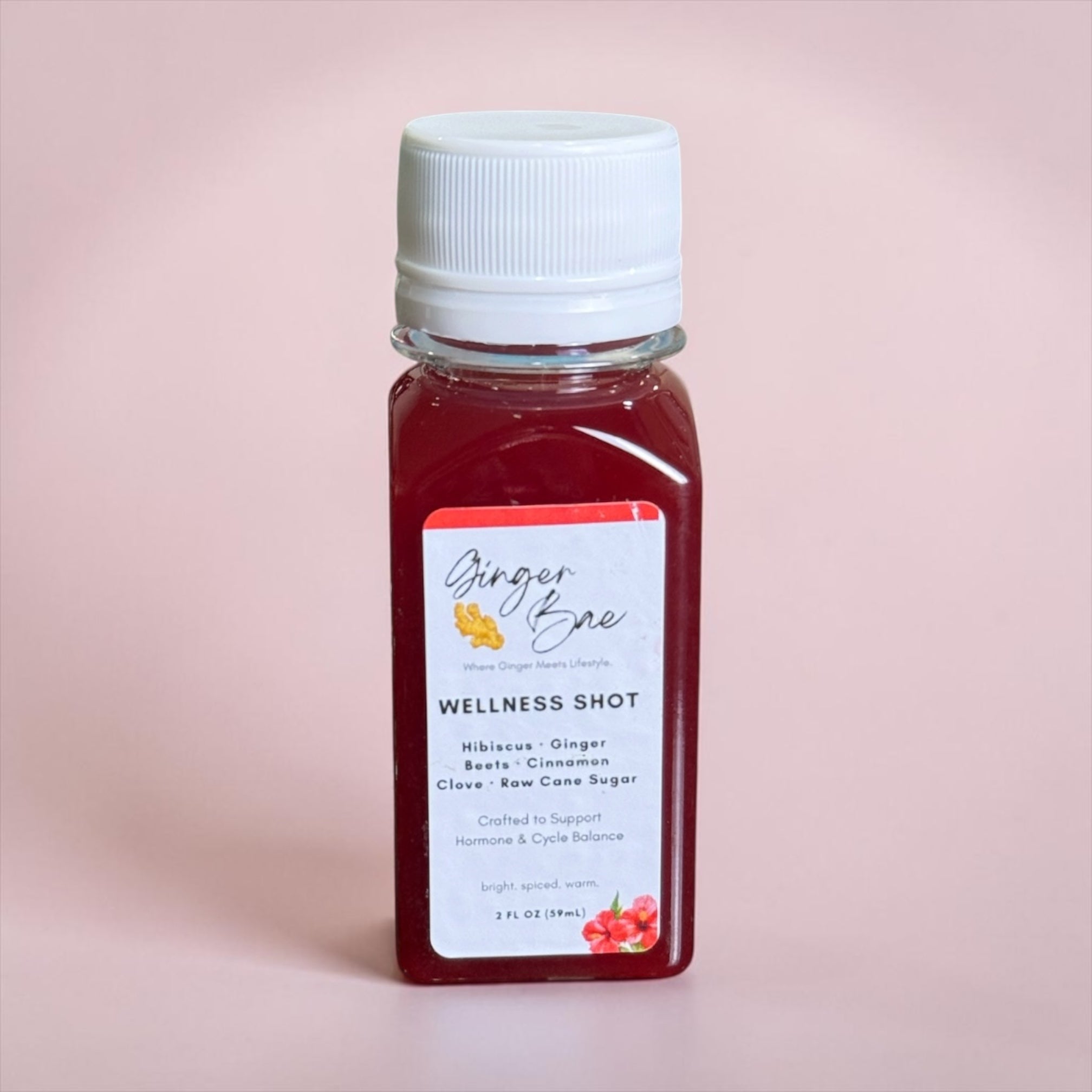 Hormonal Wellness Shot - Hibiscus, Beets, Cinnamon and Clove