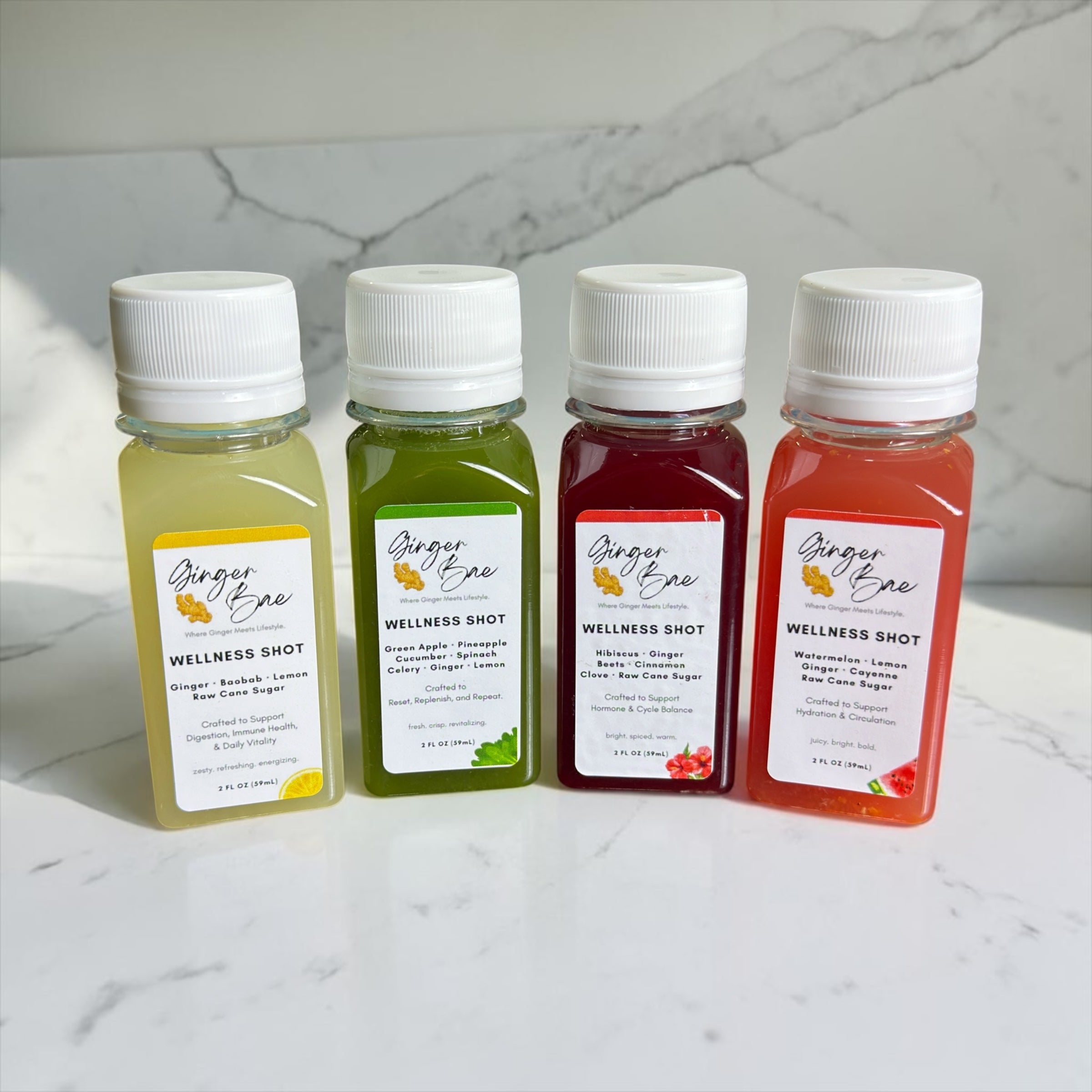 GingerBae Wellness Shot Bundle (4-Pack)