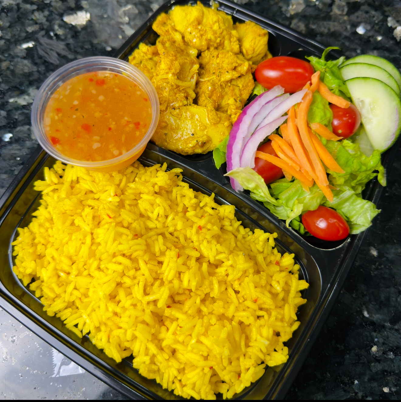 Turmeric Chicken Plate