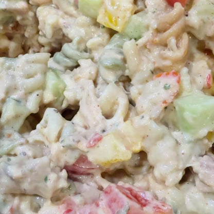 Wild-Caught Seafood Pasta Salad